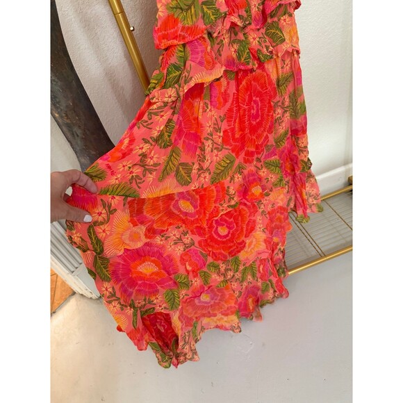 Farm Rio Blooming Floral Maxi Dress XL - Picture 7 of 9